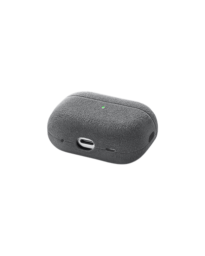 Funda Premium Alcantara Airpods Pro 2 Gray - Limited Covers